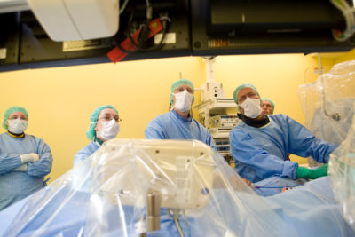 Herz-Eingriff im Katheterlabor in Bernau 