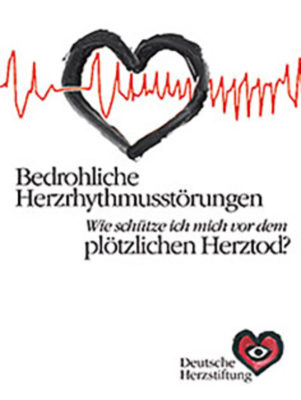 Die Herzstiftung veröffentlicht einen kostenlosen Ratgeber mit Informationen über den plötzlichen Herztod. 