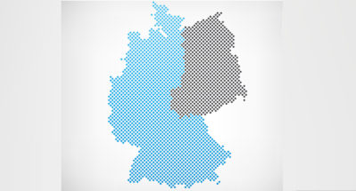 Auf der Bluthochdruck-Karte Deutschlands gibt es ein deutliches Ost-West-Gefälle. 